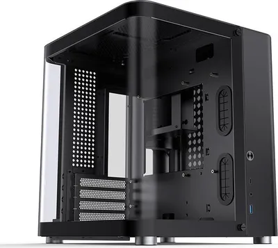 Zdjęcie produktu dla Jonsbo TK-1 2.0, Mini Tower, PC, Czarny, ITX, micro ATX, Stal, Szkło hartowane, Gaming