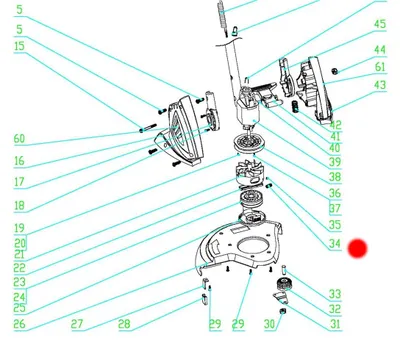 Produktbild von MATRIX Ersatzteil Druckfeder für Elektro Rasentrimmer Kantenschneider RT 500