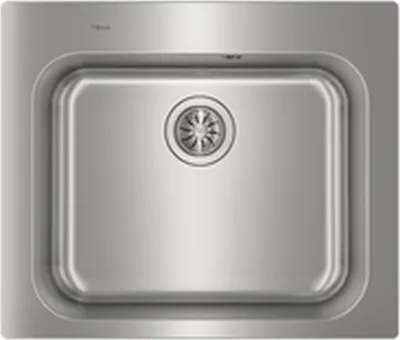 Zdjęcie produktu dla Teka Universe 60 T-XP 1B MAX, Montaż zlewu od dołu, Kwadrat, Stal nierdzewna, Stal nierdzewna, 1 mis(y), Kwadrat