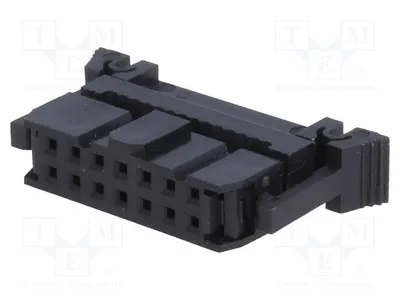 Image de 2 connecteurs femelles, 1,27 mm, type AWP-14ZZ - Connecteurs à broches (14 broches) pour câbles plats
