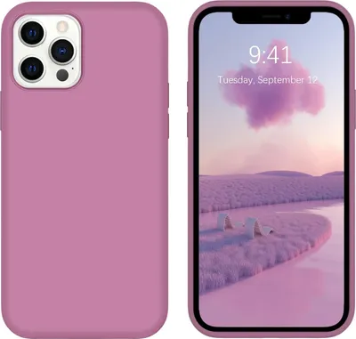 Produktbild von Hülle für Apple iPhone 12 Pro Max Silikon verstärkt Lila
