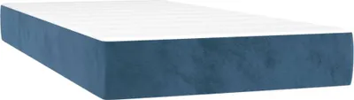 Produktbild von VidaXL 347692, Federkernmatratze, Dunkelblau, Weiß, Erwachsene, Polyester, 2000 mm, 800 mm