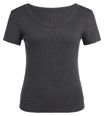 Image de T-shirt pour femme NAHIMA - gris, taille XS