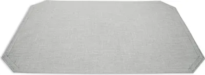 Produktbild von Tischset silber 35x50 cm Leinenoptik Stoff Platzset beschichtet