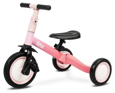 Laufrad Fox, rosa Toyz, für Kinder 18 Monate bis 5 Jahre