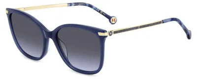 Zdjęcie produktu dla Okulary przeciwsłoneczne damskie Carolina Herrera HER 0261/G/S Blue 55/17/140