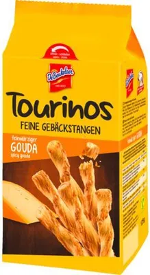 Produktbild von De Beukelaer Tourinos Gouda knusprige Hefegebäck Stangen 125g