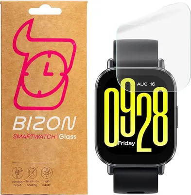 Produktbild von Bizon Glas Uhr Hydrogel Xiaomi Redmi Uhr 5 Aktiv [2 PACK]