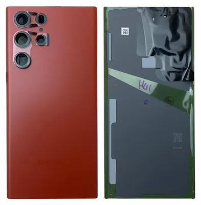 Immagine prodotto di Coperchio della batteria Coperchio della batteria per Samsung Galaxy S22 Ultra GH82-27457H Rosso