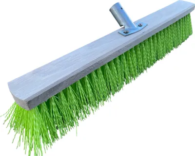 Produktbild von Industriebesen Straßenbesen Besen Saalbesen Kehrbesen Hallenbesen Großraumbesen neongrün 50cm breit