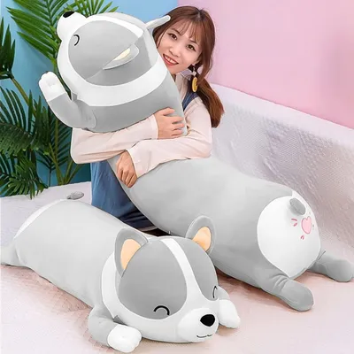 Produktbild von Schattenhund Corgi, Plüschkissen, 60 cm