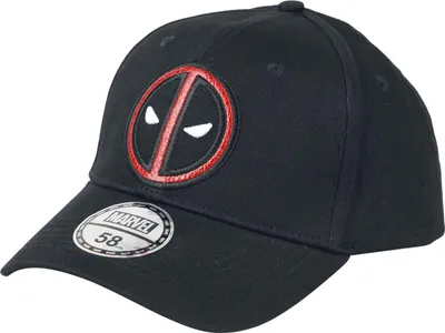 Produktbild von Deadpool Cap Uni Deadpool - Logo schwarz Standard