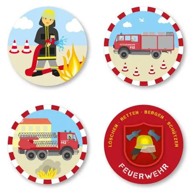 Produktbild von Feuerwehr Muffinaufleger 12 Stk