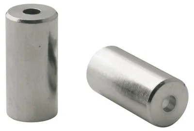 Produktbild von ALUMINIUM-BREMSENENDEN (5mm) FARBE SILBER 10er-Pack