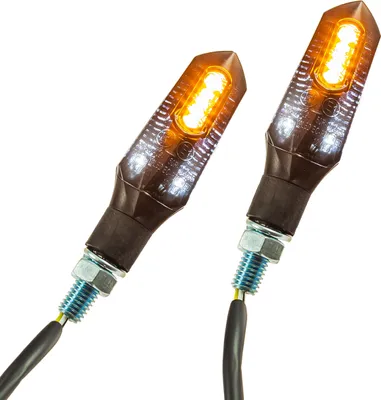 Produktbild von Universal Motorrad LED-Blinker Force mit Positionslichtkombination getönt M8 E-