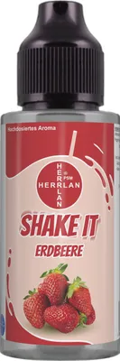 Produktbild von SHAKE IT Erdbeer-Aroma, hochdosiertes Lebensmittelaroma in der praktischen Schüttelflasche I HERRLAN - Qualität
