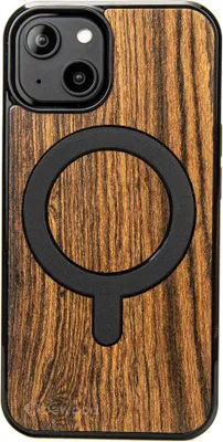 Image de Étui en bois Bewood pour iPhone 15 BOCOTE avec MagSafe