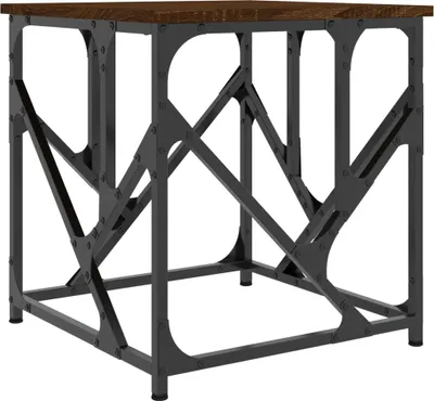 Produktbild von vidaXL Couchtisch Braun Eichen-Optik 45x45x47,5 cm Holzwerkstoff