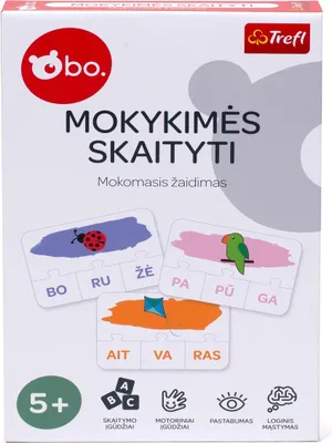 Zdjęcie produktu dla Bo. Edukacyjna gra planszowa „Sylaby” (w języku litewskim)