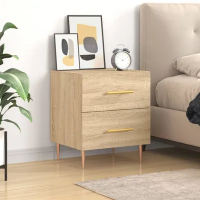 Zdjęcie produktu dla vidaXL Szafka nocna dąb sonoma 40x35x47,5 cm materiał drewnopochodny