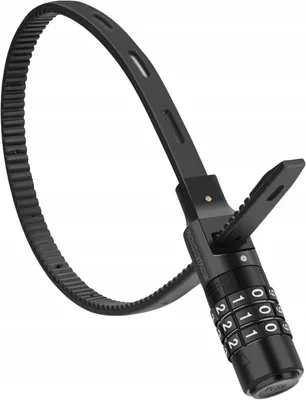 Produktbild von Rockbros LCXR0200 Fahrradschloss Kabel Zahlenschloss Schwarz