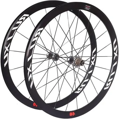 Produktbild von Famanu Rennrad Radset - 40mm Tiefe Felgen - 700C - Silber