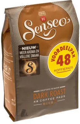 Produktbild von Senseo Kaffeepads Dark Roast / Kräftig, neues Design, 48 Pads