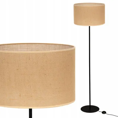 Produktbild von Cerlux Magni Moderne Stehlampe mit Jute-Schirm, 40 cm