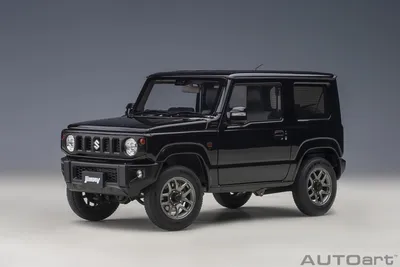 Produktbild von Autoart 78503 Suzuki Jimny JB86 RHD 2018 schwarz 1:18