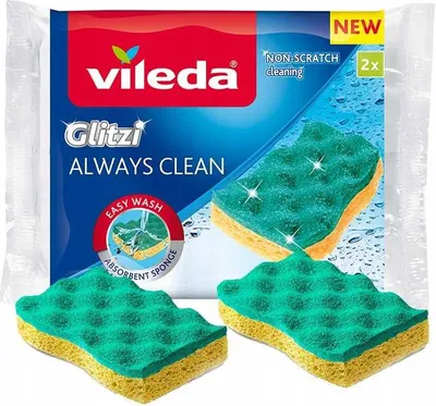 Immagine prodotto di Spazzolino in viscosa Vileda Glitzi Always Clean, 2 pezzi