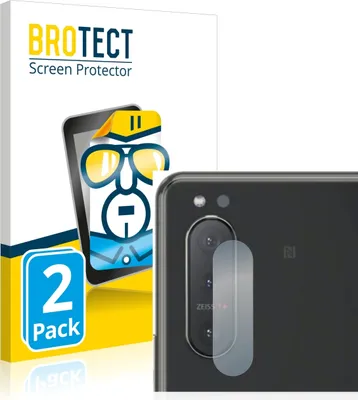 Produktbild von 2x Für Sony Xperia 5 II (NUR Kameraschutz) Schutzfolie BROTECT Displayschutz Display Schutz Folie Klar Transparent