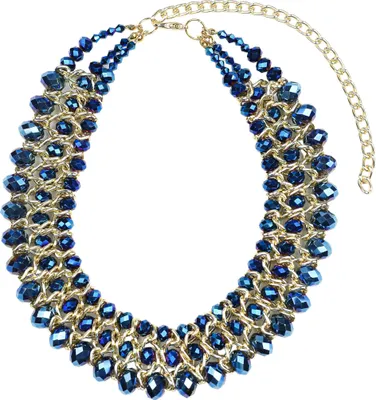 Produktbild von Kurze Kette Aveiro aus Glasperlen von collezione alessandro