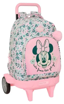 Produktbild von Safta Minnie Mouse Minty 33l 33x45x22cm Rucksack Mit Rollen Rosa  Kinder Rosa One Size