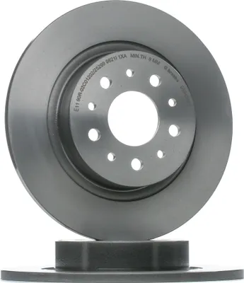 Produktbild von 2x BREMBO Bremsscheibe 08.9460.61 für FIAT TIPO Schrägheck (356_) 41mm 264mm