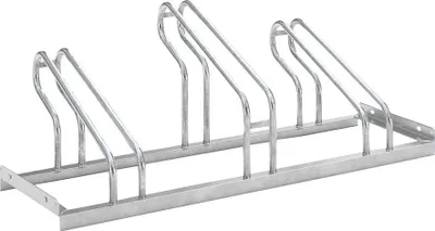 Produktbild von Fahrradbügelparker 1-s.90° verz.Anz.Radstände 3 z.Aufschr.WSM