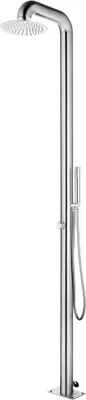 Image de Douche de jardin 225 cm Acier inoxydable