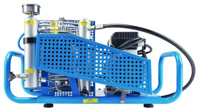 Obrázek produktu pro Kompresor PCP pro potápěčské lahve – vysokotlaký – 100 l/min – 300 bar (4500 psi) – 220V – automatické vypnutí – pro lahve o objemu 0–12 litrů
