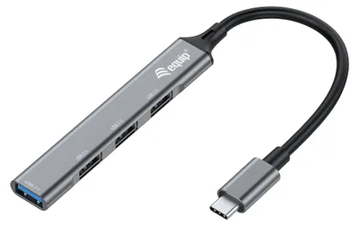 Image de Equip Hub USB 3.0/2.0 à 4 ports, USB-C