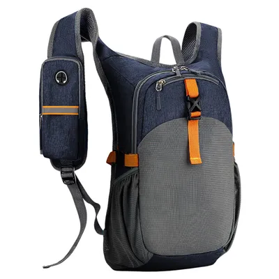 Produktbild von 15L Wanderrucksack Klein für Camping Outdoor Wandern Travel, Dunkelblau