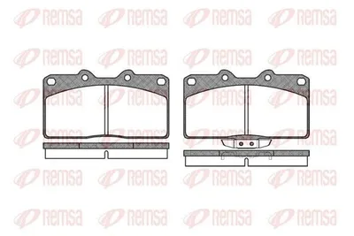 Produktbild von REMSA Bremsbeläge Satz Vorne Bremsklötze für MITSUBISHI 3000 GT Coupe (Z1A) 0355.02