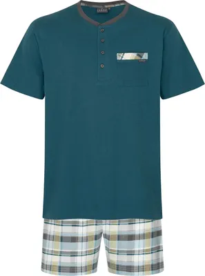 Produktbild von Schlafanzug - Pyjama - Shorty - Short Set - Nachtwäsche STANDARD 100 und BCI ausgezeichnet für Herren