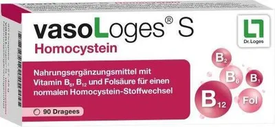 Produktbild von Vasologes S Homocystein potahované tablety 90 ks