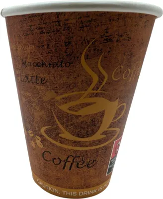 Produktbild von 2500 Coffee to go Becher "Espresso Gold" 180 ml Ø 70 x 92 mm – Kaffeebecher