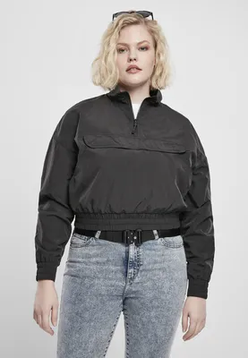 Zdjęcie produktu dla Urban Classics Ladies - Crinkle Pull Over Jacke - S