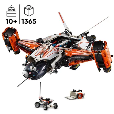 Zdjęcie produktu dla LEGO Technic Transportowy statek kosmiczny VTOL LT81, Pojazd do Zbudowania, Zabawka Konstrukcyjna dla 10-latka, Nauka o Kosmosie i Wprowadzenie do Inżynierii dla Dzieci, Pomysł na Prezent, 42181