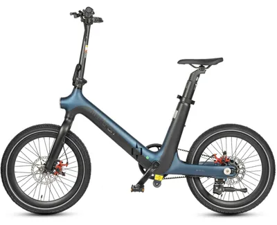 Obrázok produktu pre E-bike MAXTURN SMART30 - Motor 250W Batéria 36V9.6AH Pneumatiky 20" Mechanická Kotúčová Brzdy - Čierno Modrá