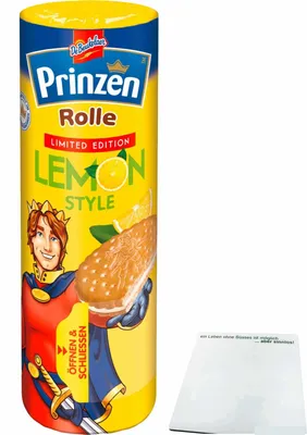 Produktbild von Prinzen Rolle Lemon Style Limited Edition (352g Packung) + usy Block