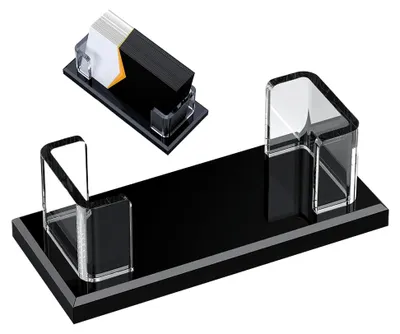 Produktbild von Visitenkartenhalter aus transparentem Acryl für das Büro und Veranstaltungen