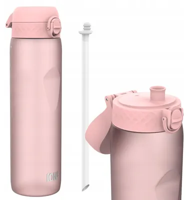 Produktbild von Ion8 Sport Trinkflasche mit Strohhalm für Fitness 1L