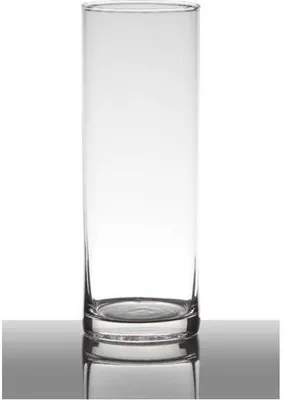 Produktbild von HAKBIJLGLASS Dekoglas, klar, Zylinder, Höhe 24cm, Durchmesser 9cm, geschmolzener Rand
